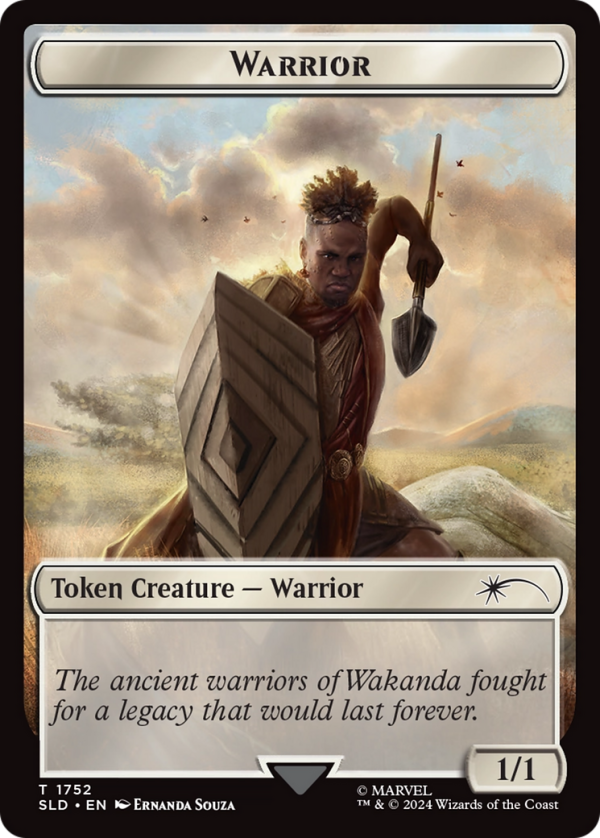 Warrior Token (Rainbow Foil) [Secret Lair Drop Series] Online Sale