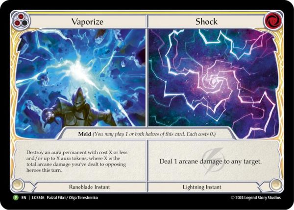 Vaporize    Shock [LGS346] (Promo)  Cold Foil For Discount