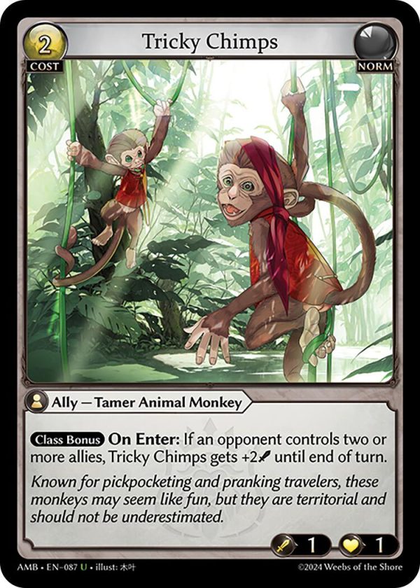 Tricky Chimps (087) [Mortal Ambition] For Sale