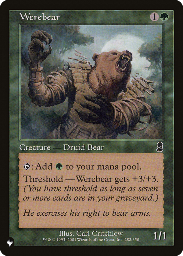 Werebear [The List] on Sale